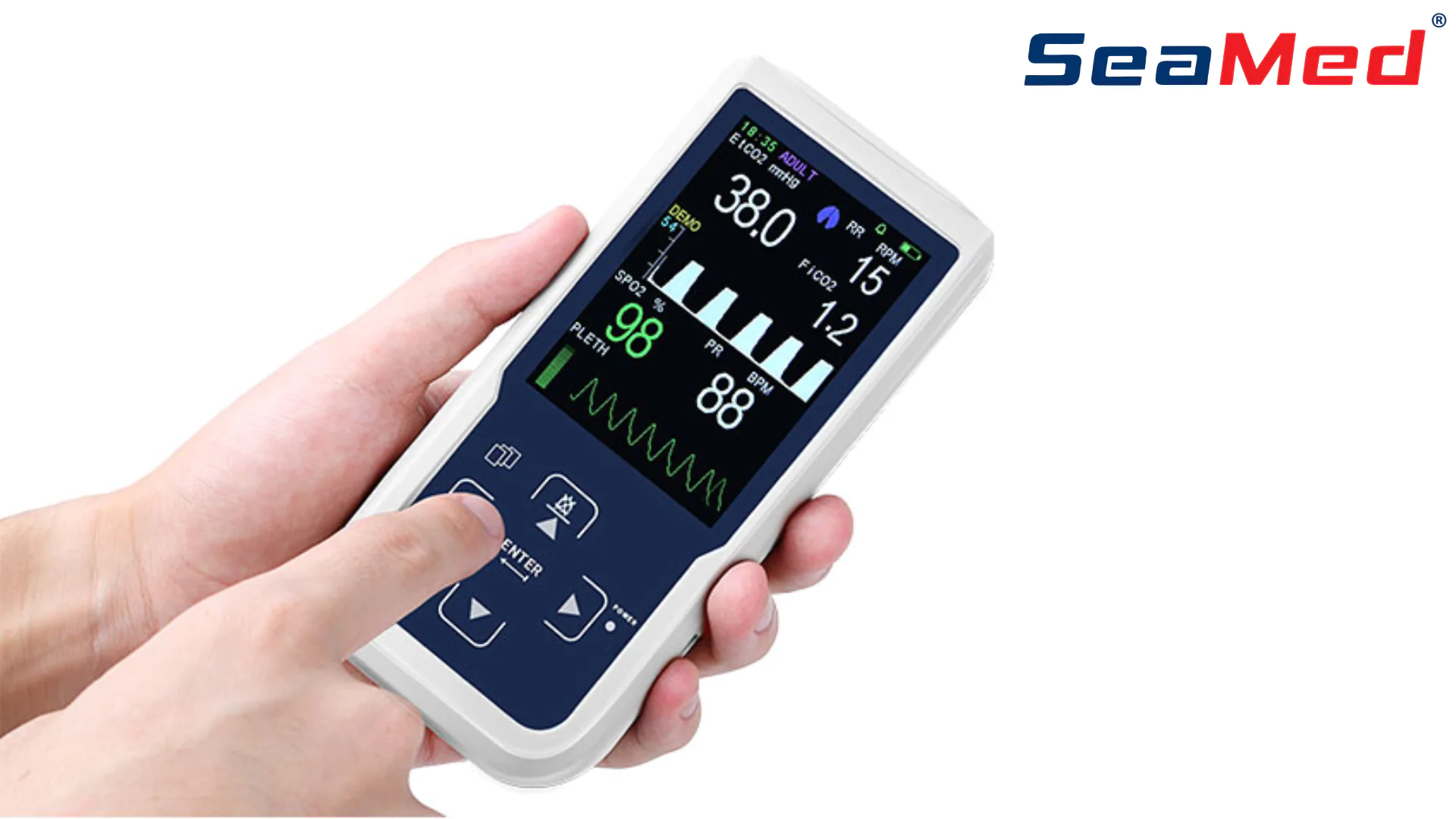 SEAMED KAPNOGRAFİ VE OKSİMETRE CİHAZI 2