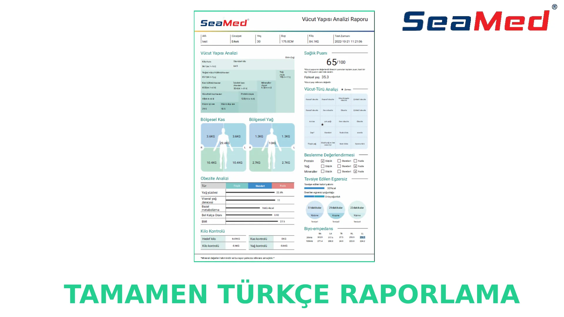 SEAMED VÜCUT ANALİZ CİHAZI 2
